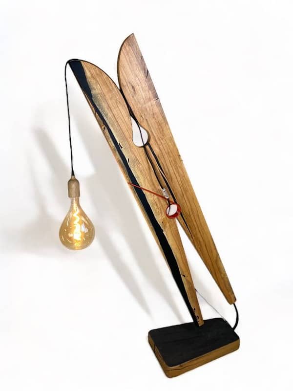 Lampadaire Pince moi - Prunier