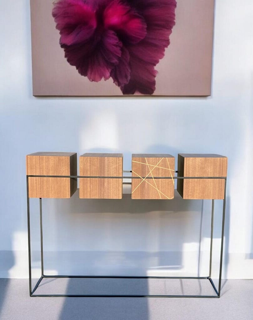 console réalisée en Franc