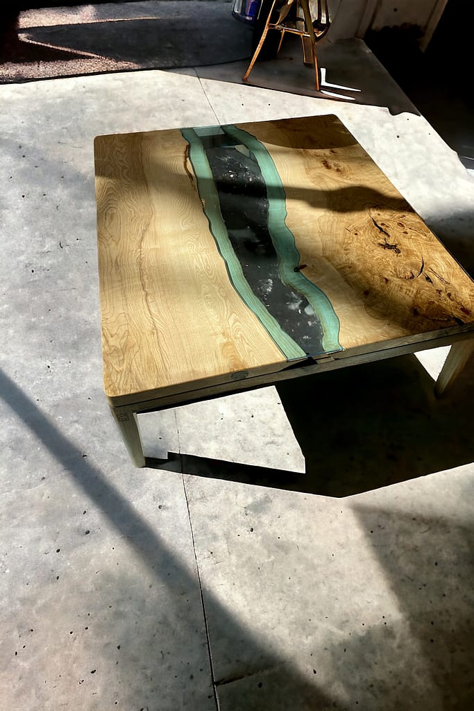 table basse artisanale